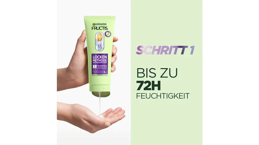 Garnier Fructis Locken Methode Shampoo 200 ml