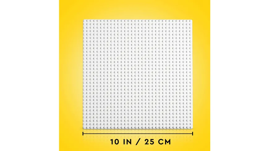 LEGO Classic 11026 Weiße Bauplatte, Grundplatte für LEGO Sets, 32x32