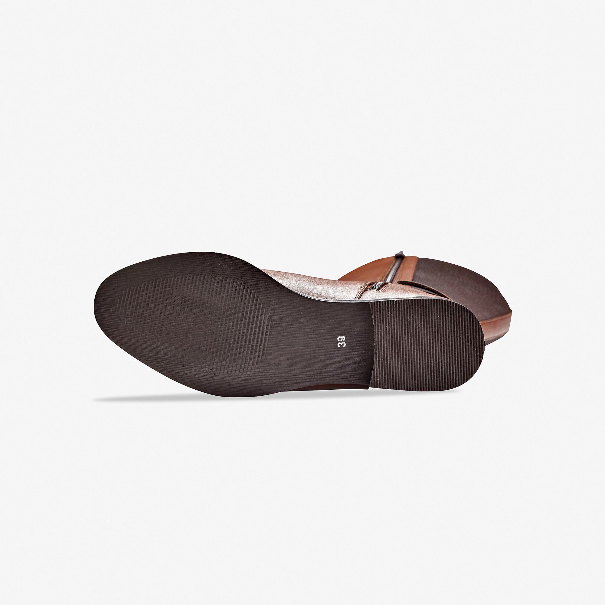 Bottes cavalières en cuir, spécial larges mollets