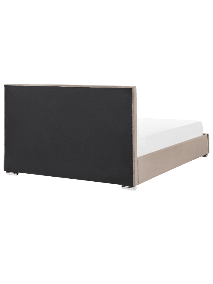 Beliani Doppelbett ROUEN in Beige - (W) 188 x (H) 111 x (L) 214 cm günstig kaufen onesize