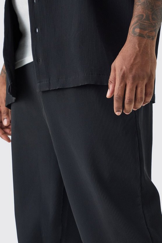 Plus Slim-Fit Schlaghose mit elastischem Bund