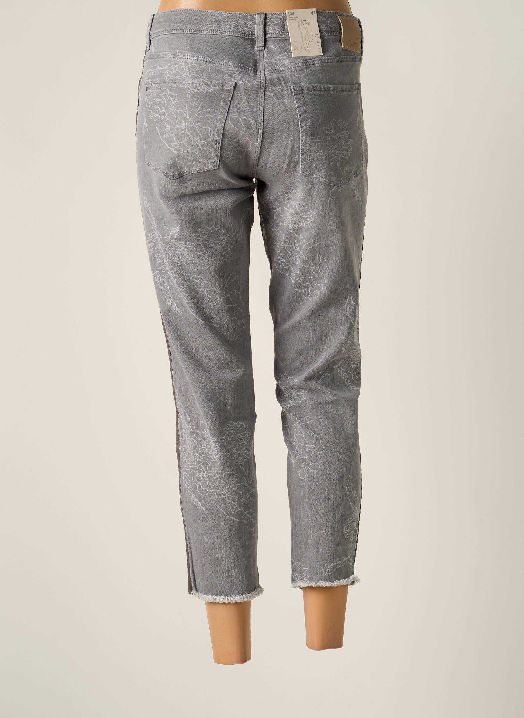Betty   Co Jeans Coupe Slim Femme couleur gris