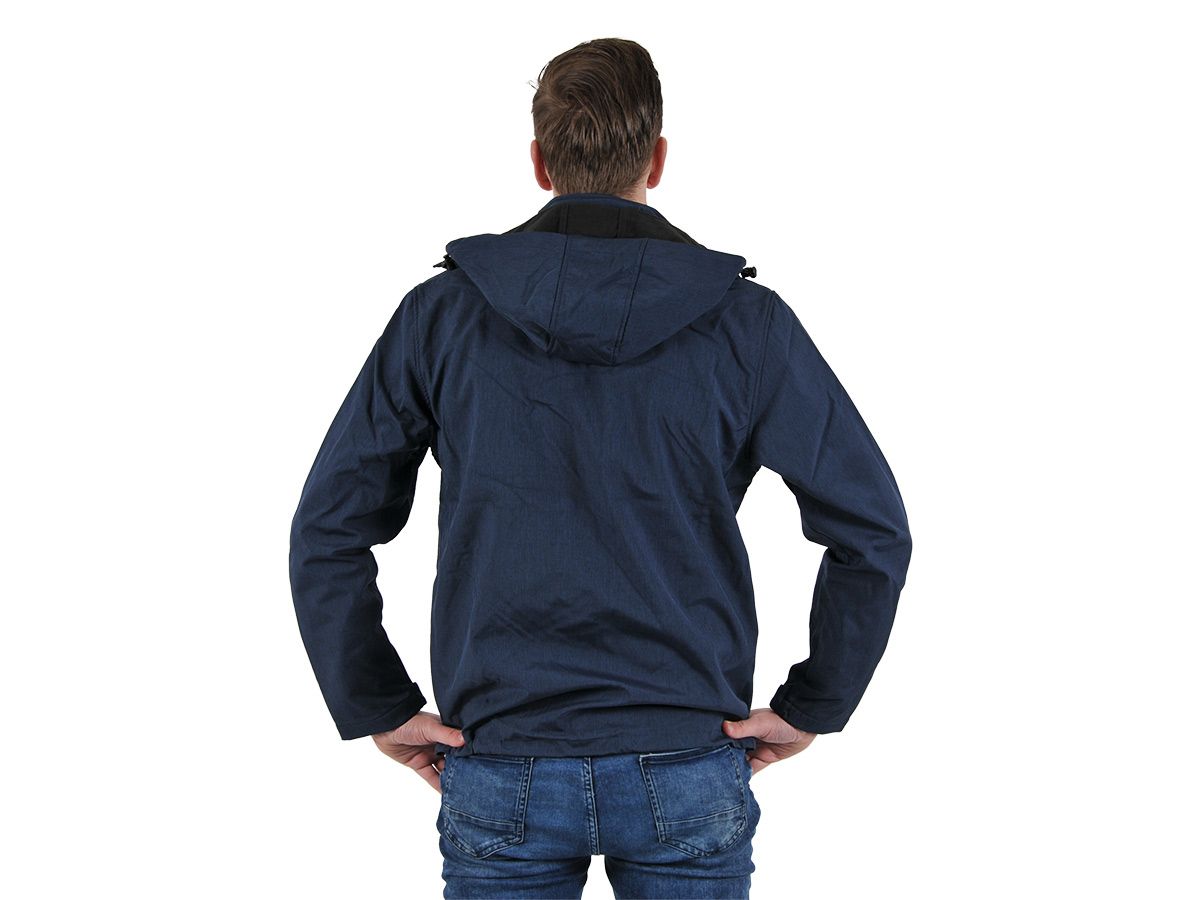 Nordberg Kjeld Dark Navy Melange Herren Softshelljacke