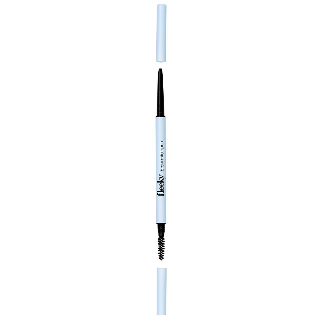 fleeky Augenbrauen-Stift Micro Pen mit Bürste - feine Miene fürs Nachmalen & Formen Eyebrow