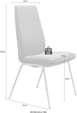 Stressless® Polsterstuhl Laurel, High Back, Größe L, mit Beinen aus Stahl in Schwarz matt