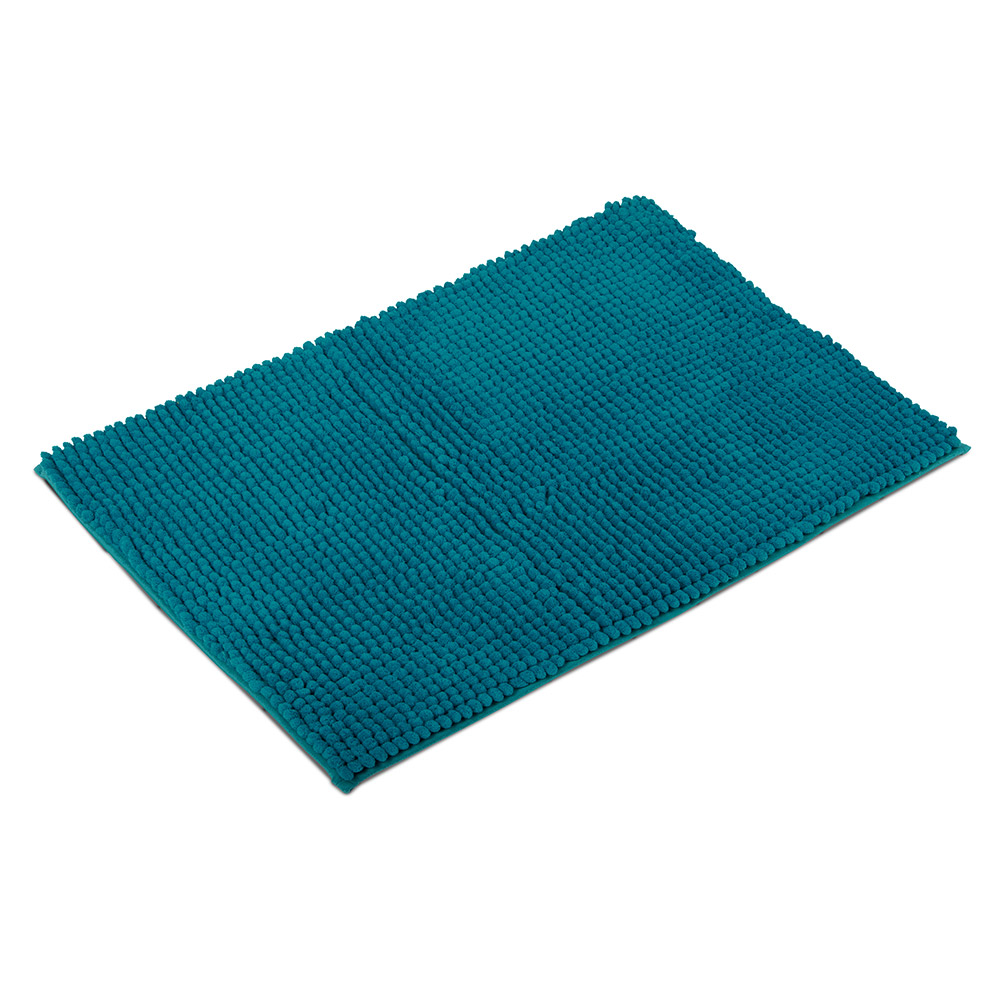 Santosini Chenille-Badematte - ca. 50 x 80 cm, Smaragd