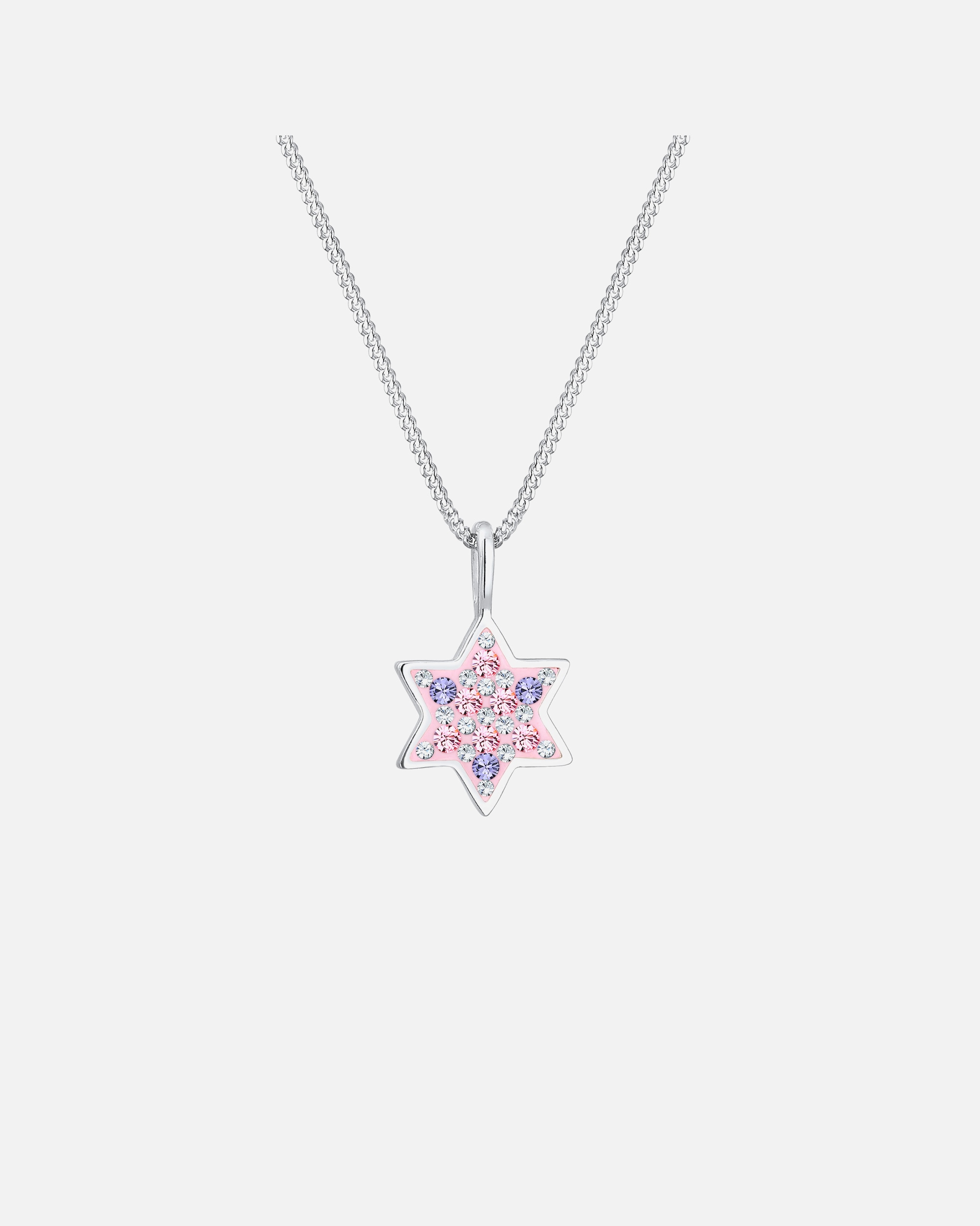 Set di stelle pastello da donna e bambina Elli con cristalli in argento sterling 925