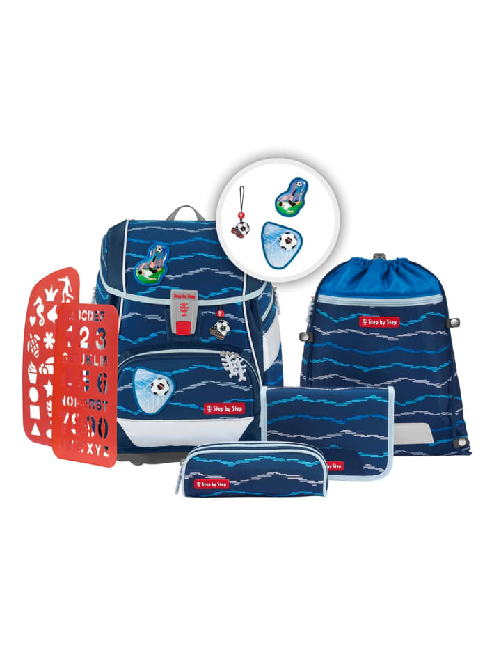 Step by Step 6tlg. Ranzen-Set 2IN1 PLUS in Soccer Lars günstig kaufen onesize