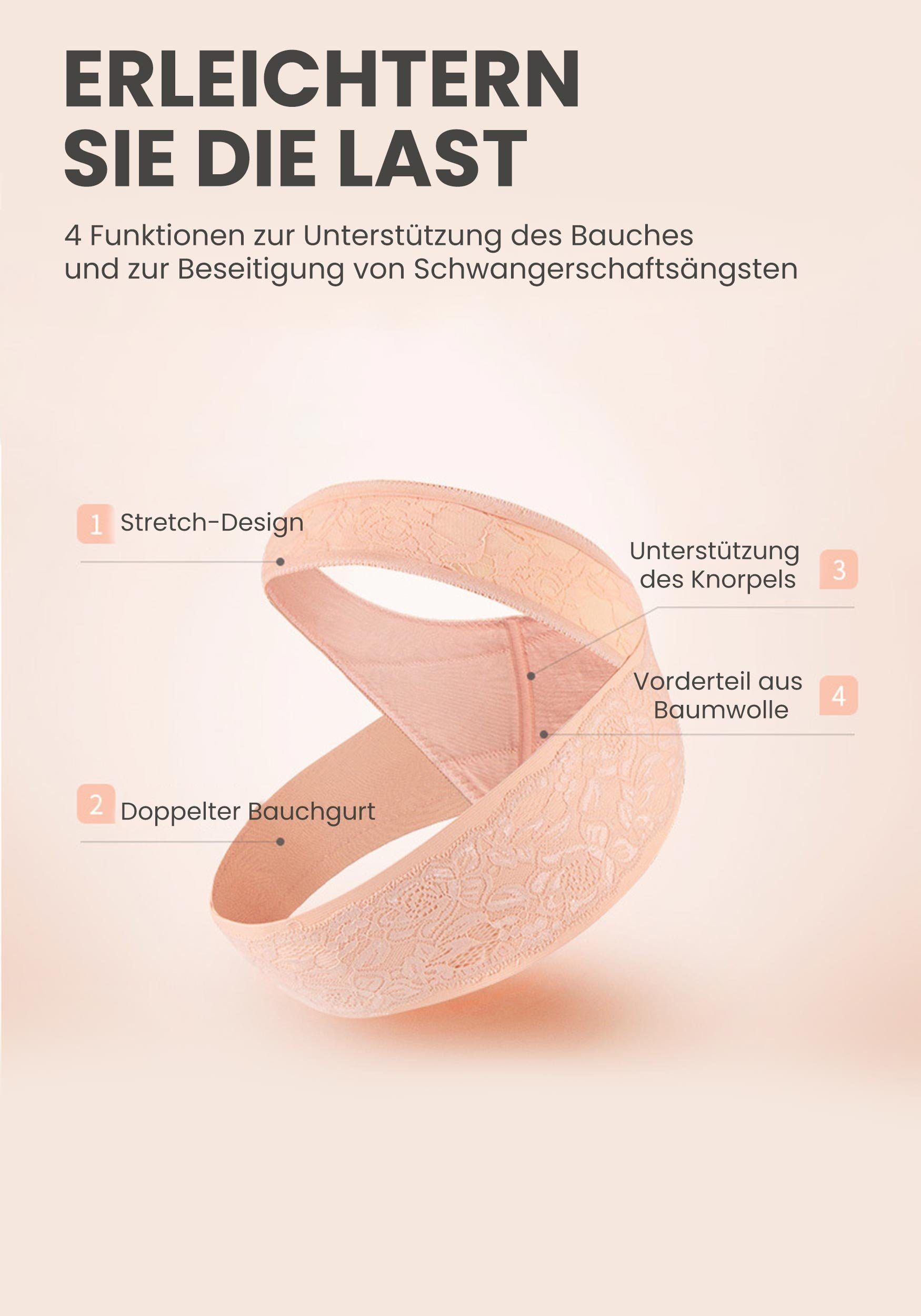 MAGICSHE Schwangerschaftsgürtel Schwangerschaftsgürtel Beckenbodenschmerzen lindern und unterstützen