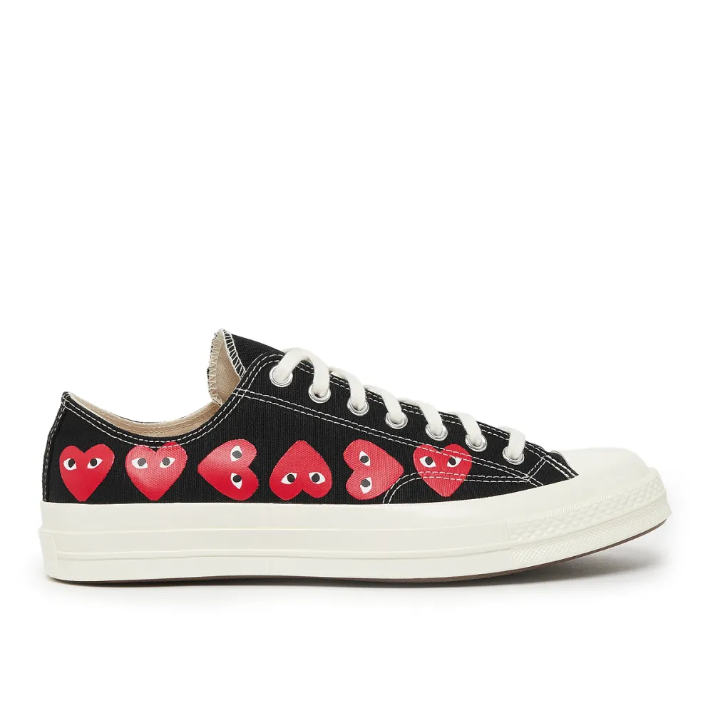 Comme des Garcons Play Multi Heart Low P1K126-1 / schwarz