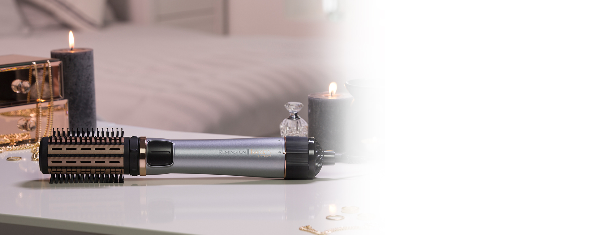 Keratin Protect rotierende Warmluftbürste