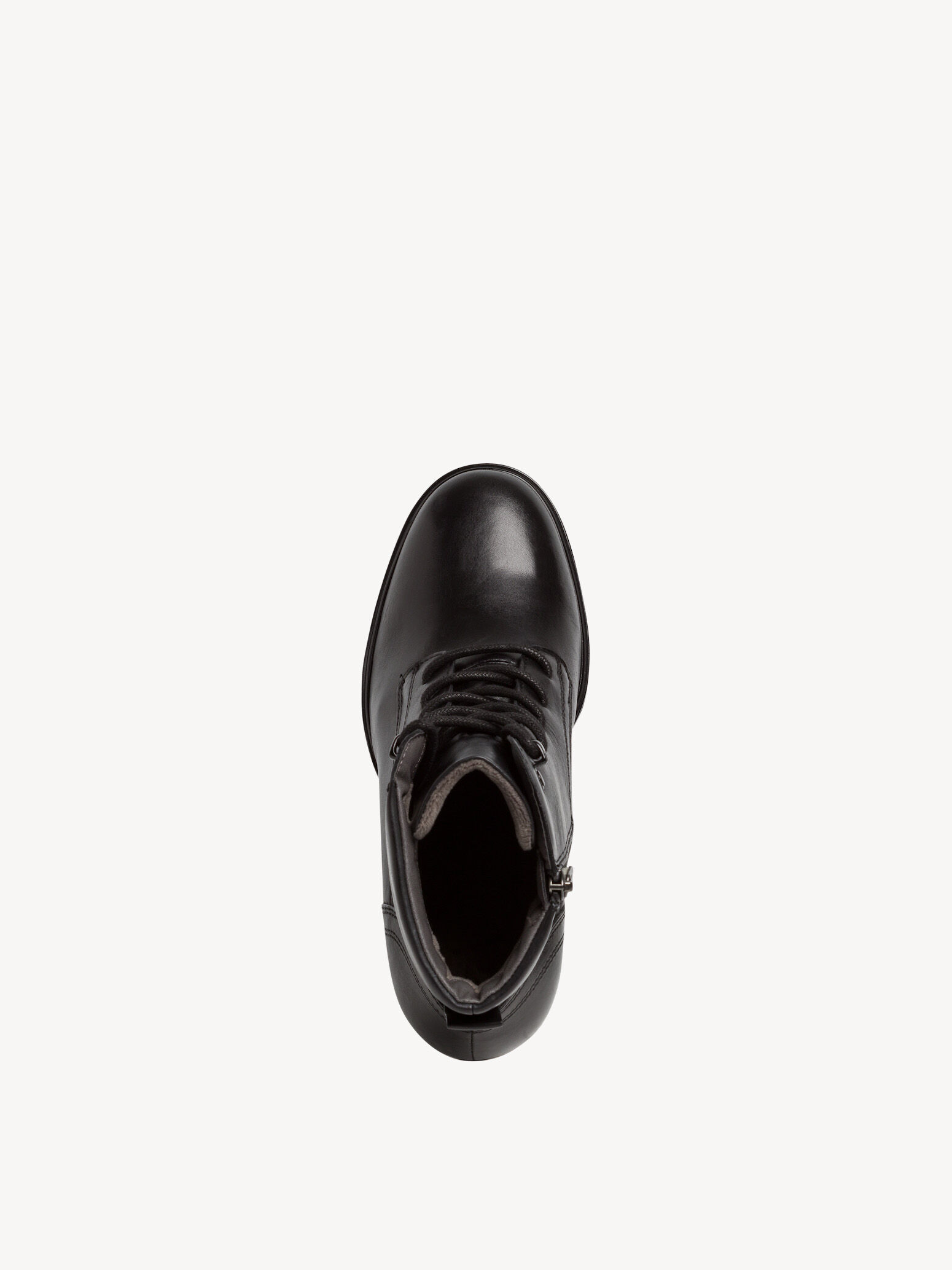 Bottine en cuir - noir