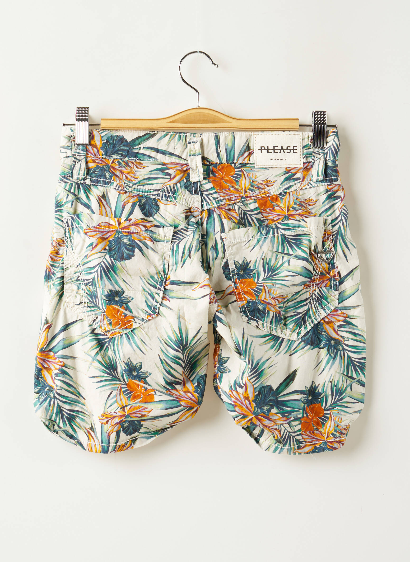 Please Shorts 1 Femme couleur vert