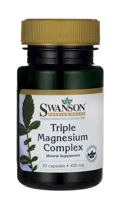 Swanson Triple Magnesium Complex 400 mg κάψουλες
