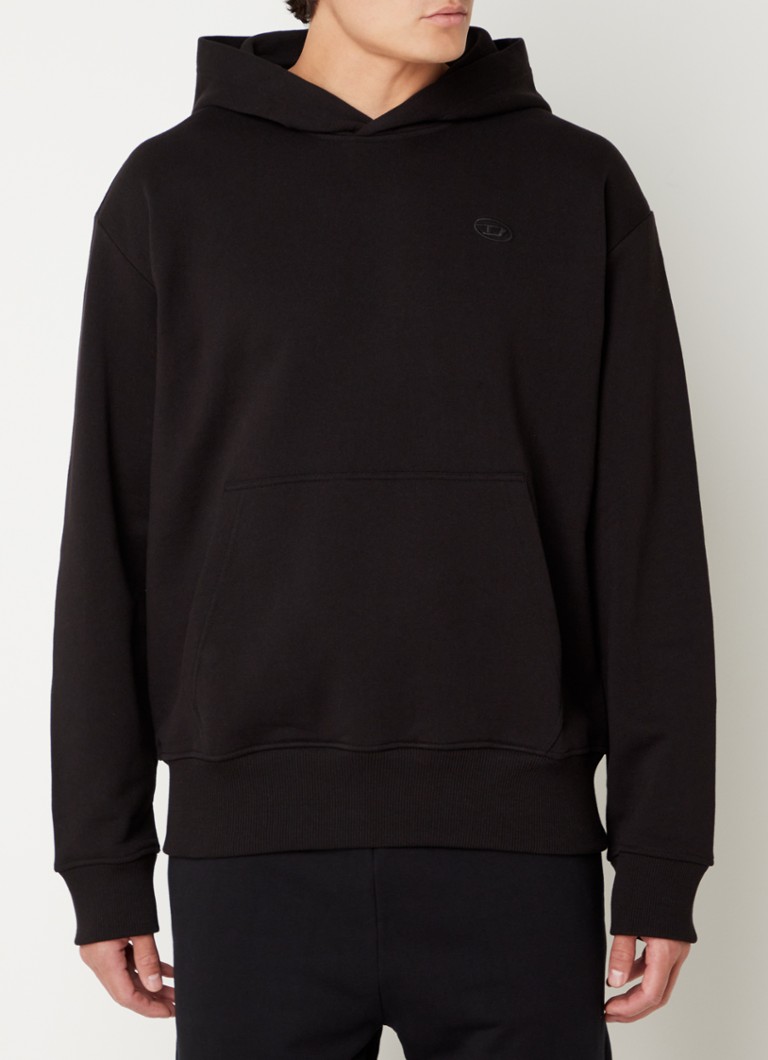 Diesel Hoodie with back print and logo embroidery
