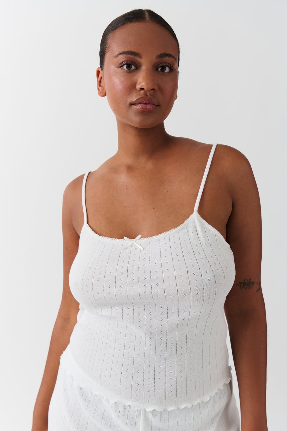 Pointelle singlet