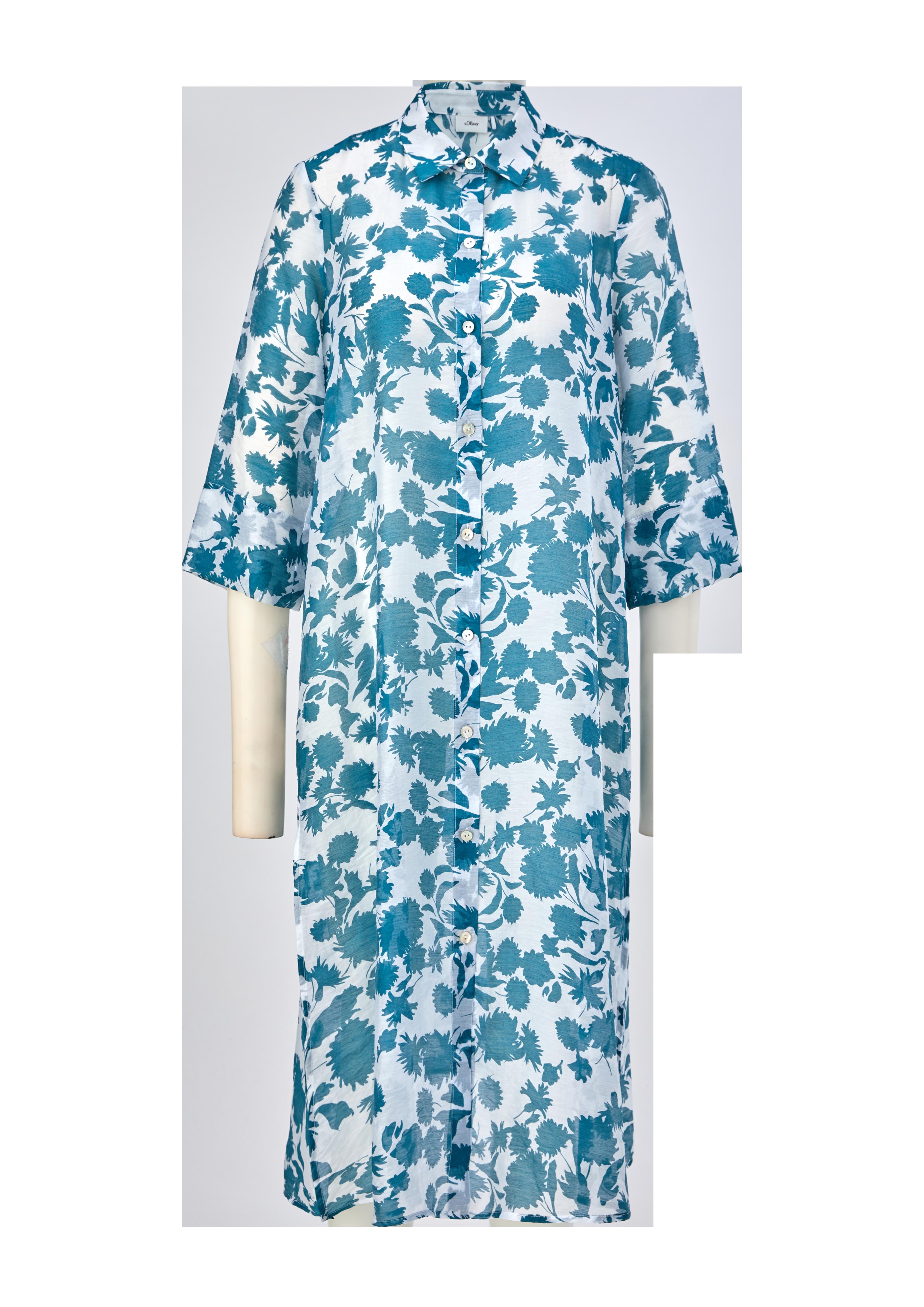 Blusenkleid aus Lyocellmix  2132099-67A2