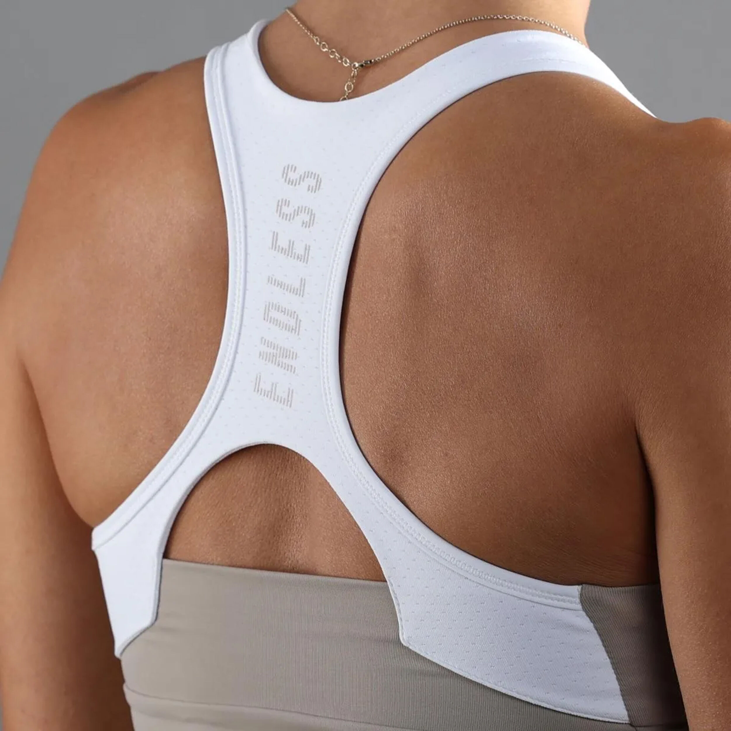 Code Tank-Top Damen - Creme