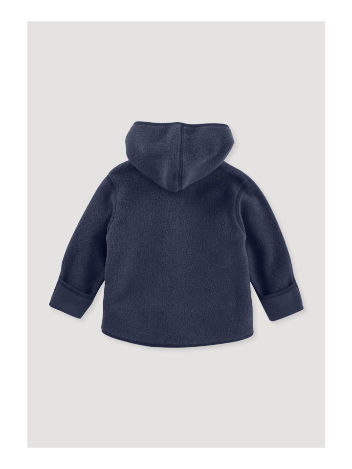 Hessnatur Fleece-Jacke in dunkelblau günstig kaufen