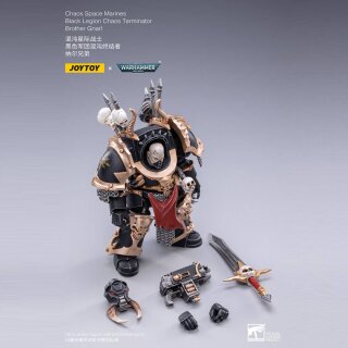 Warhammer 40k Actionfigur 1/18 Black Legion Brother Gnarl 17 cm