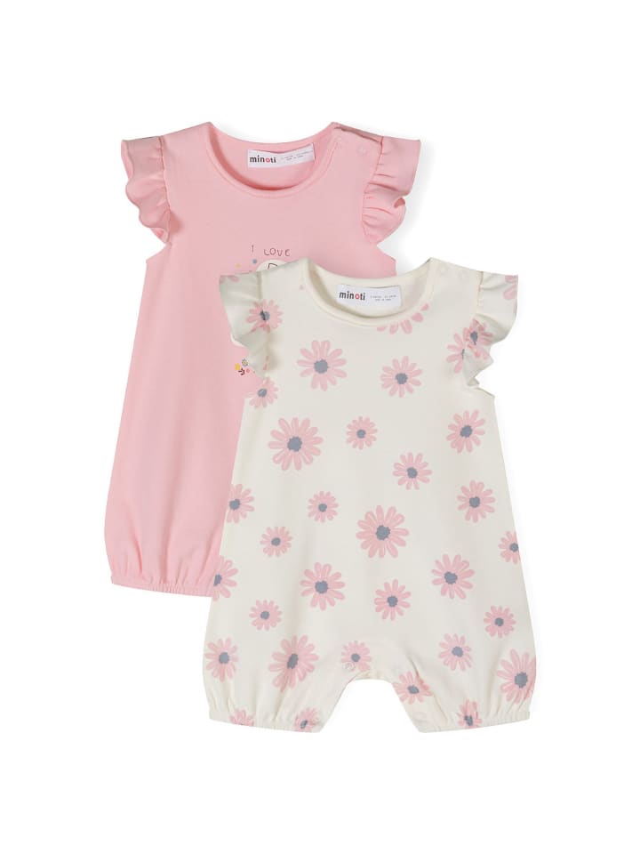 Minoti 2er. Set: Strampler 24babypack22 in hellpink günstig kaufen