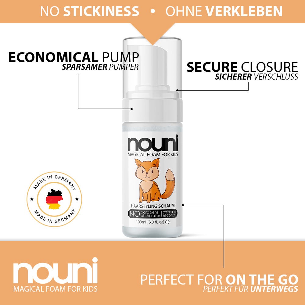 nouni Haarstyling Schaum für Kinder 100 ml