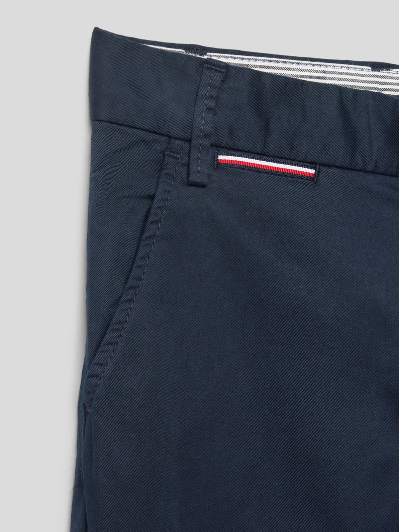 Chino mit Stretch-Anteil in marineblau
