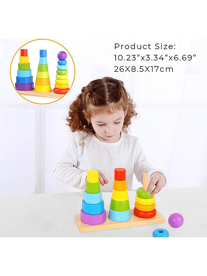 Tooky Toy Stapelturm - ab 18 Monaten günstig kaufen onesize