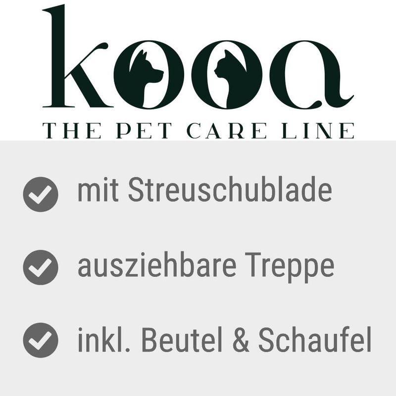 kooa Haubentoilette mit Streu-Schublade zu TOP-Preisen | bitiba %