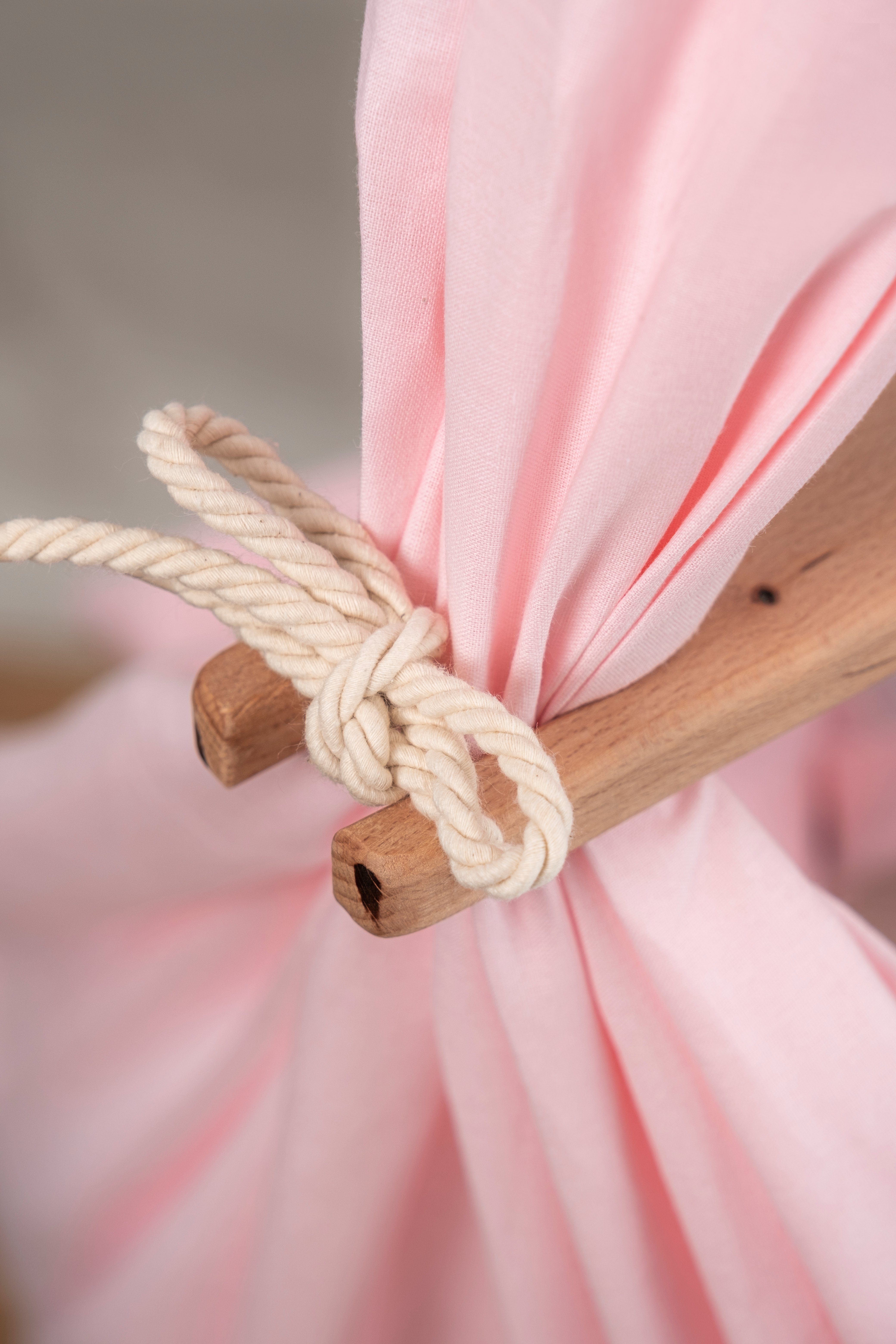 Teppich-Traum Federwippe Einschlafhilfe Baby-Traum FEDERWIEGE für optimalen Schlafkomfort in rosa