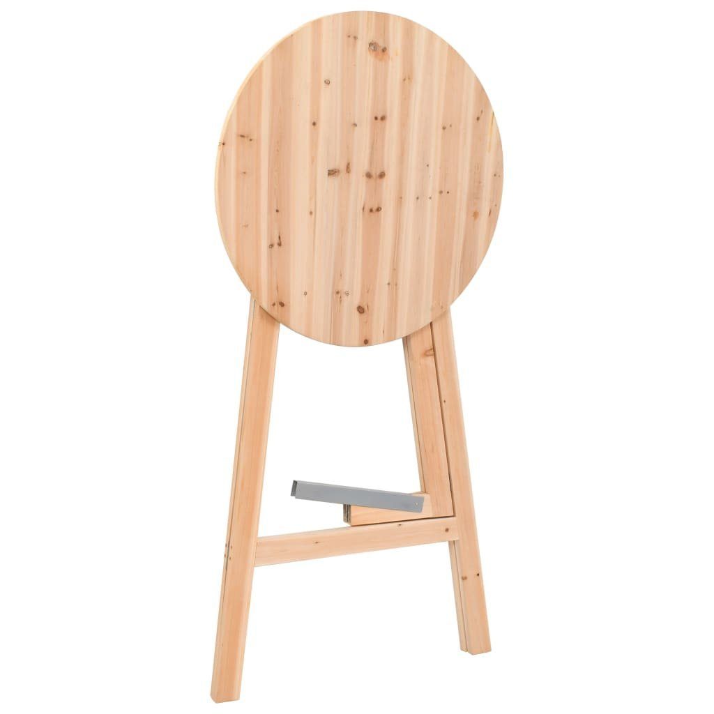 vidaXL Klapptisch Klappbarer Bartisch 78 cm Tannenholz