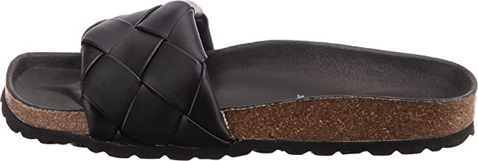 VERBENAS Komfort Sandalen schwarz NEGRO