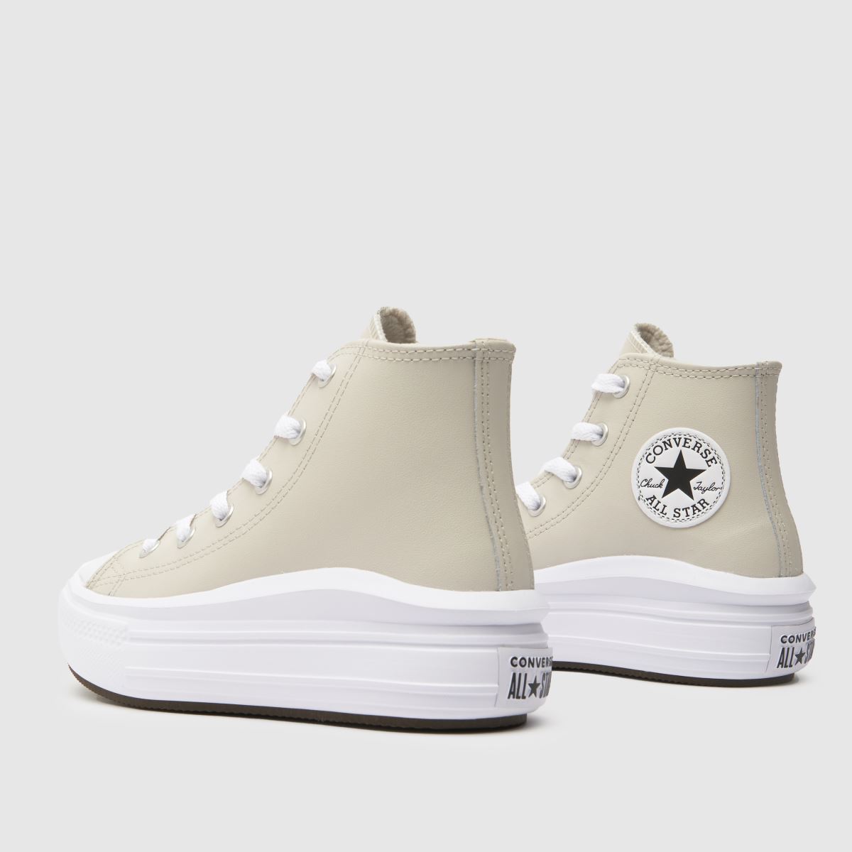 Converse bež superge All Star Move Hi za deklice Junior