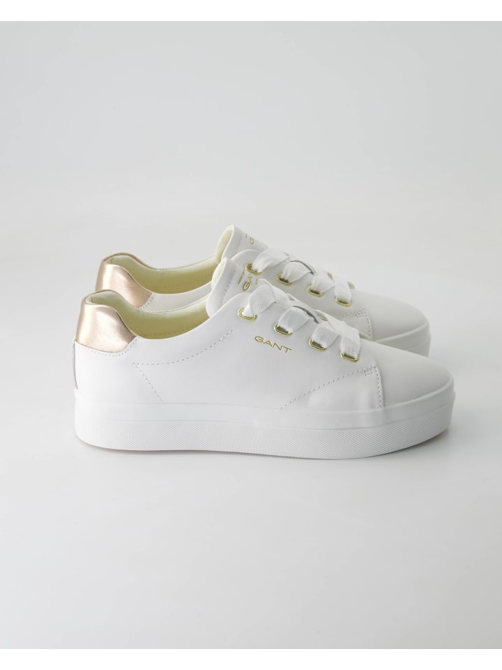 Gant Sportliche Schnürschuhe in Weiß günstig kaufen