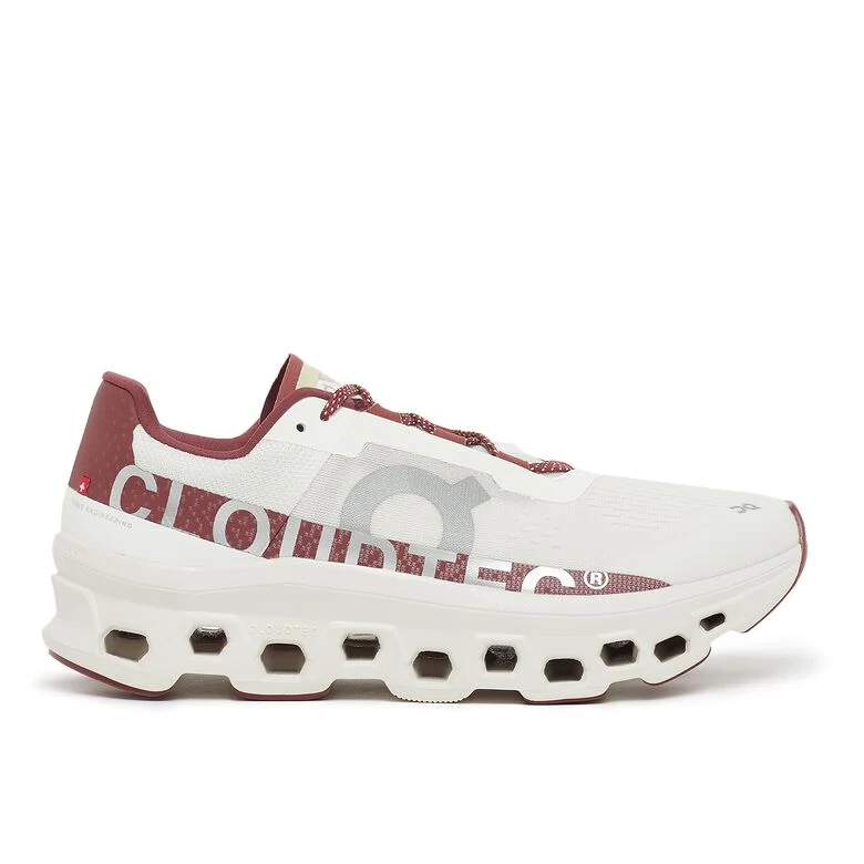 ON Cloudmonster ivory/ruby
