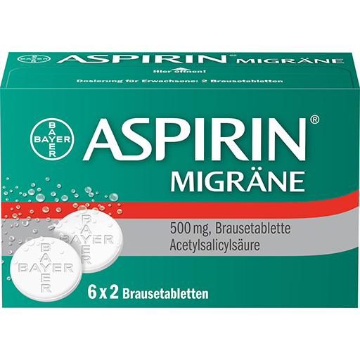 ASPIRIN MIGRÄNE Brausetabletten  12 St  Brausetabletten