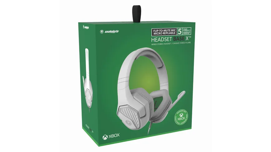 snakebyte XSX Headset Base X (white)