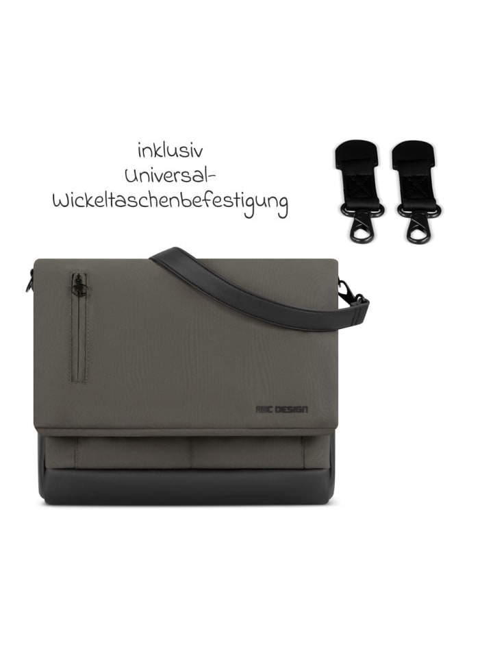 ABC-Design Wickeltasche Urban - inkl. Wickelunterlage in grau günstig kaufen onesize