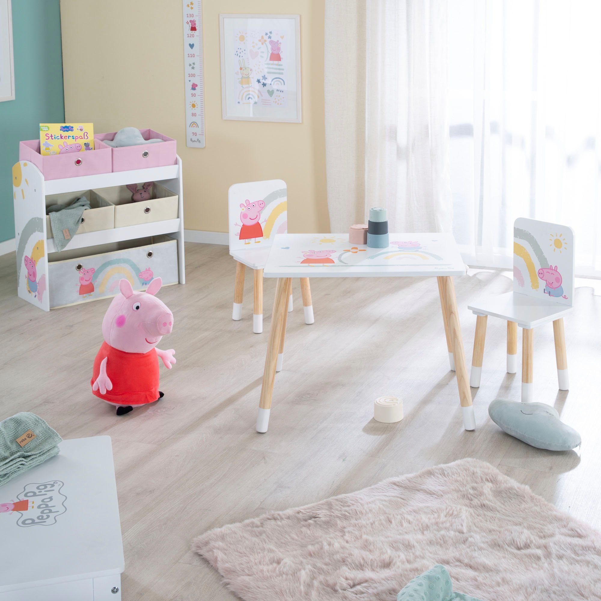 roba® Kindersitzgruppe Peppa Pig, (3-tlg)