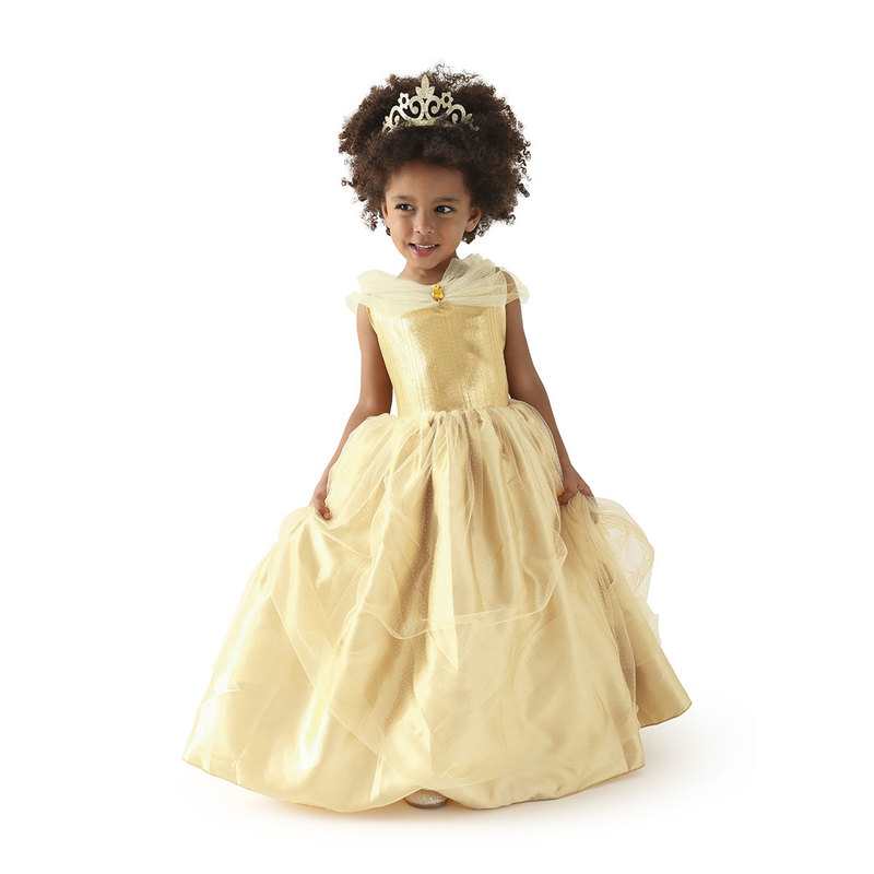 Déguisement robe de princesse Dorée 3-5 ans Oxybul