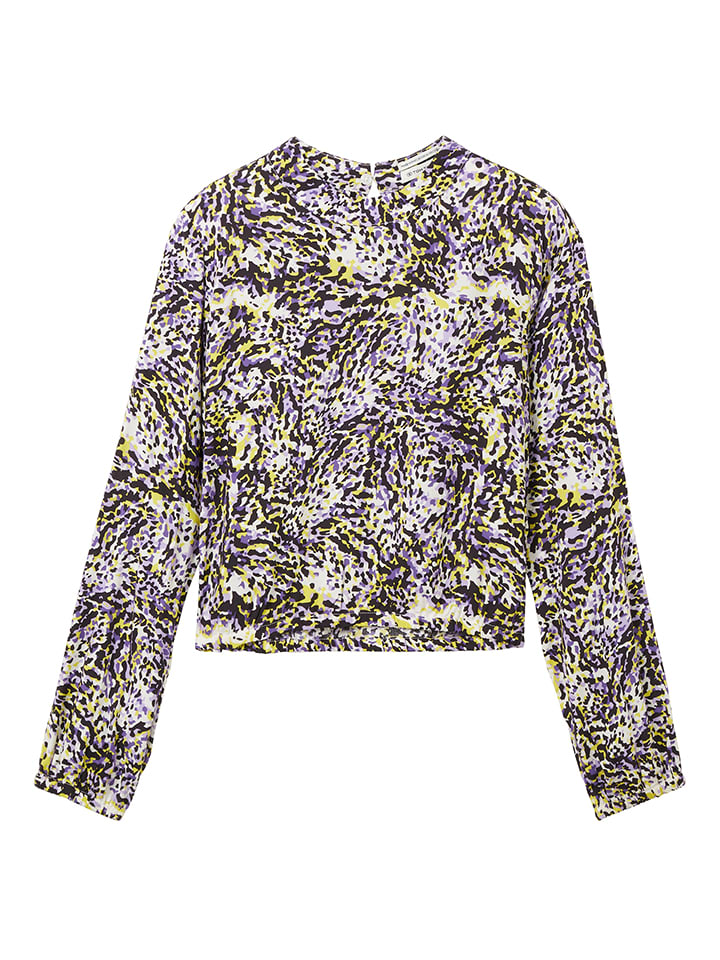 TOM TAILOR kids Bluse in Lila/ Grau/ Grün günstig kaufen