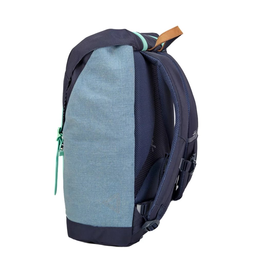 Frii of Norway Ergonomischer Schulrucksack 30L Neon Blue Denim