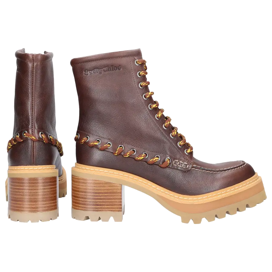 SEE BY CHLOÉ - Stiefeletten SB37052A Kalbsleder - braun