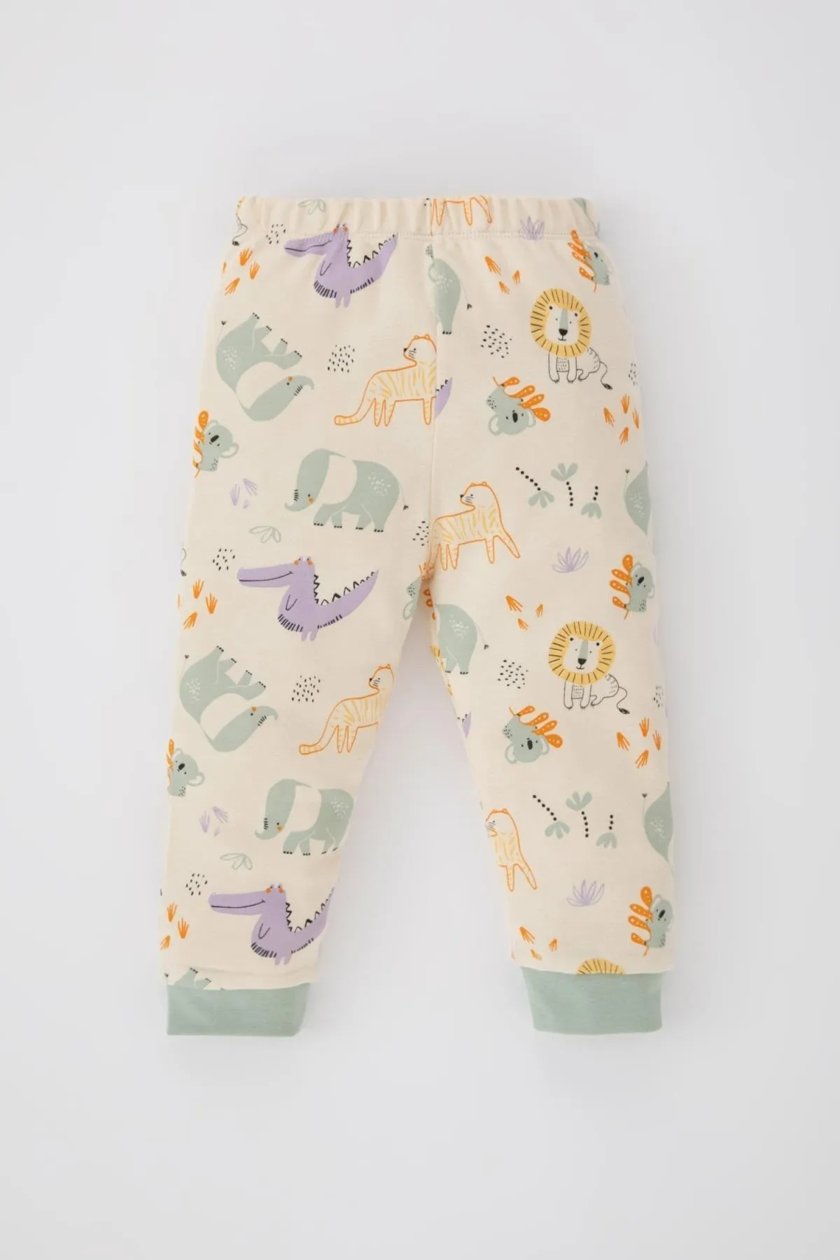 DeFacto  Langarm-Pyjama-Set mit Safari-Aufdruck für Babys