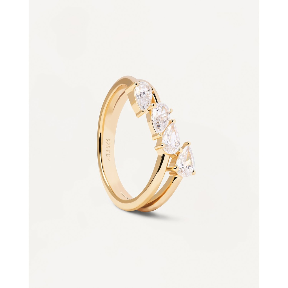 P D Paola Bague pour femme 925 Argent or Bague