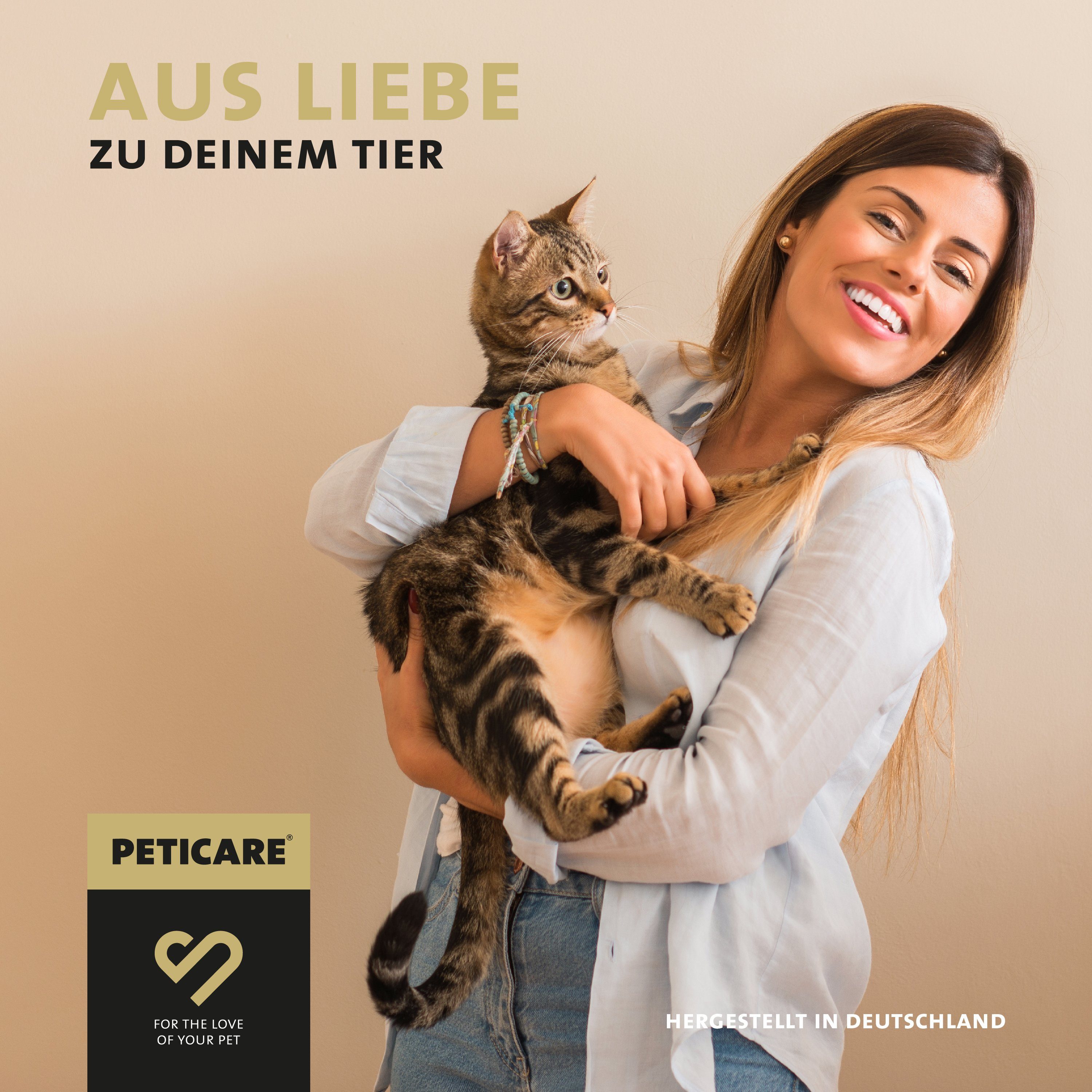 Peticare Insektenspray petCat Protect 3010 - Parasiten, Juckreiz Lotion für Katzen, 50 ml, garantiert KEIN: -Neemöl -Teebaumöl -Schwarzkümmel -Terpene