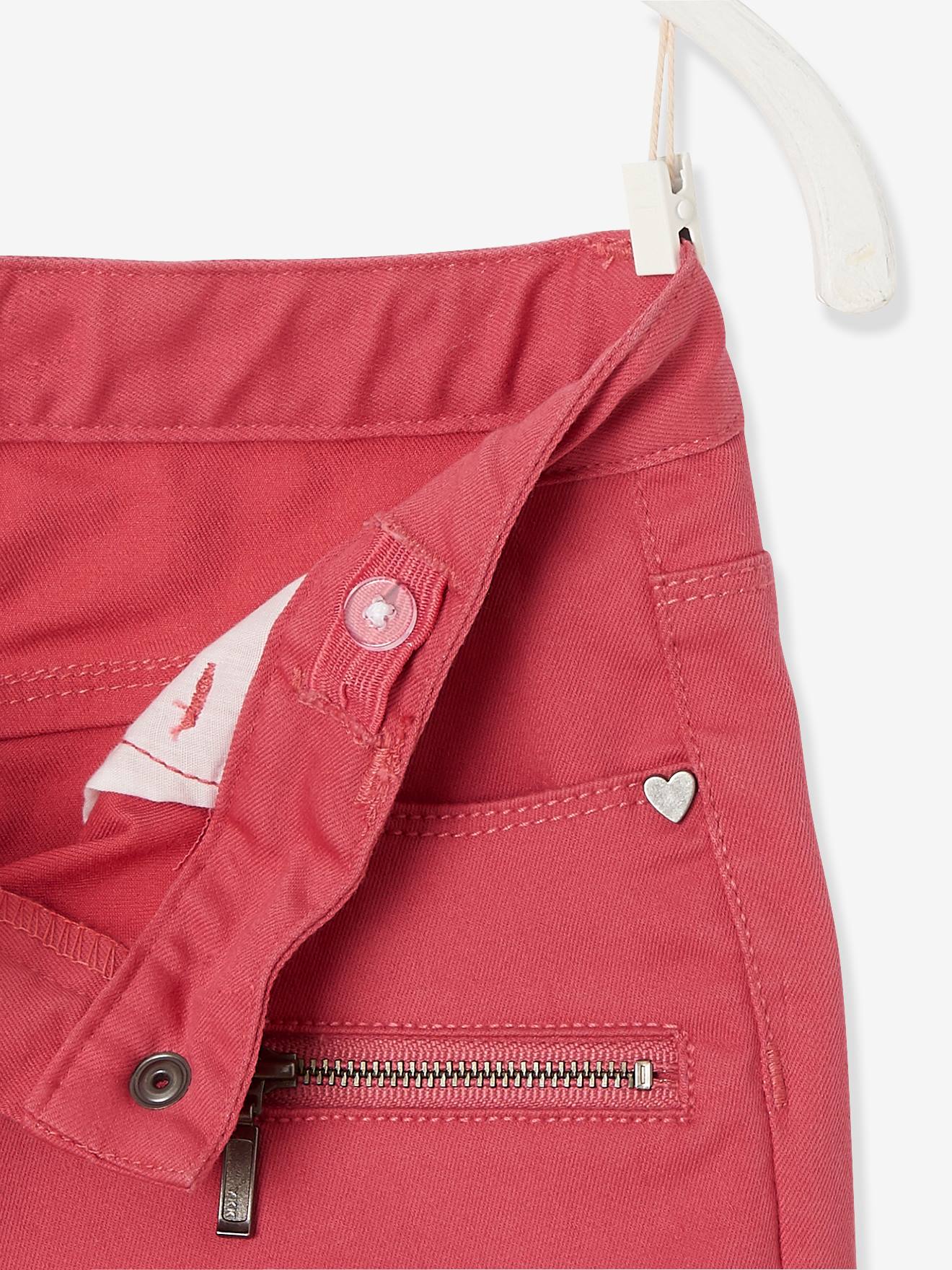 Pantalon slim fille indestructible. rose