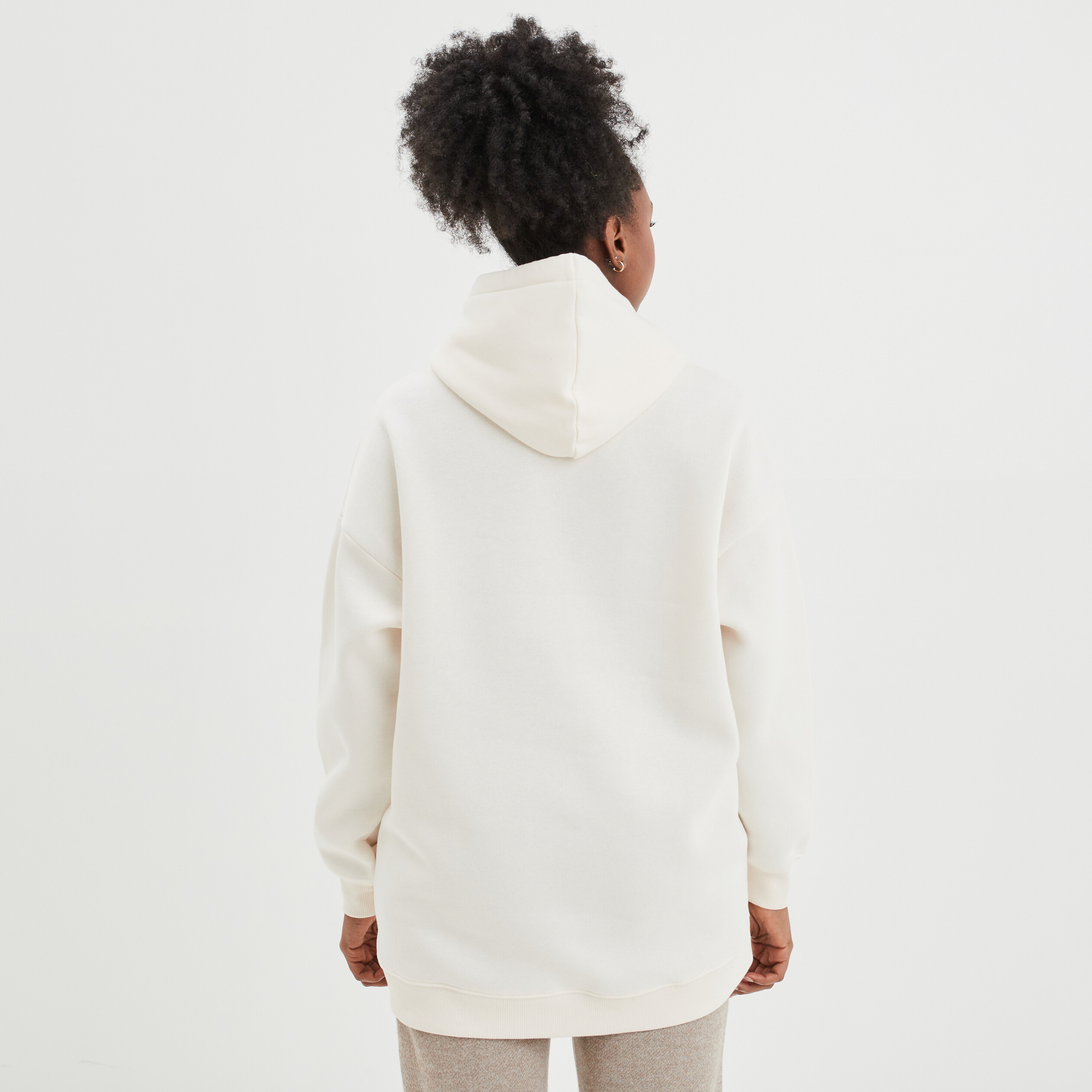 Sweat à capuche hoodie Mickey ivoire femme | La Halle