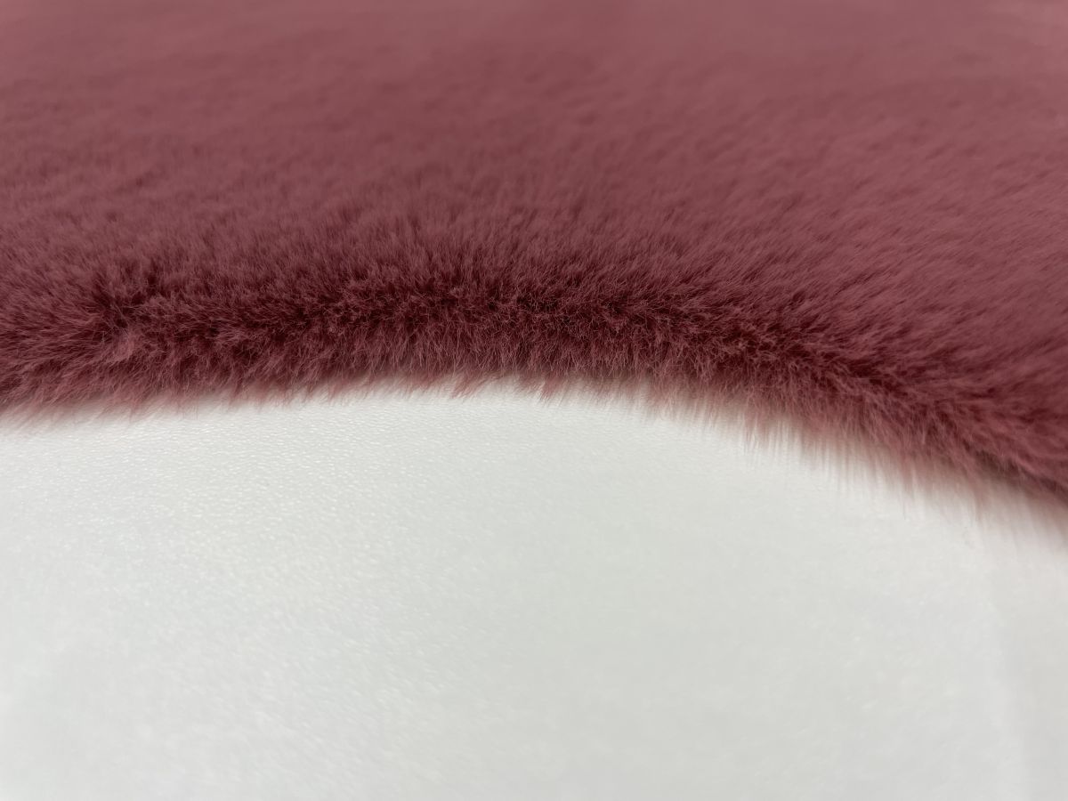 Kunstfell Elda in Schaffelloptik Bordeaux 55 x 80 cm