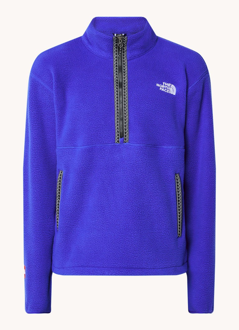 The North Face Fleece sweater with half zip and logo embroidery